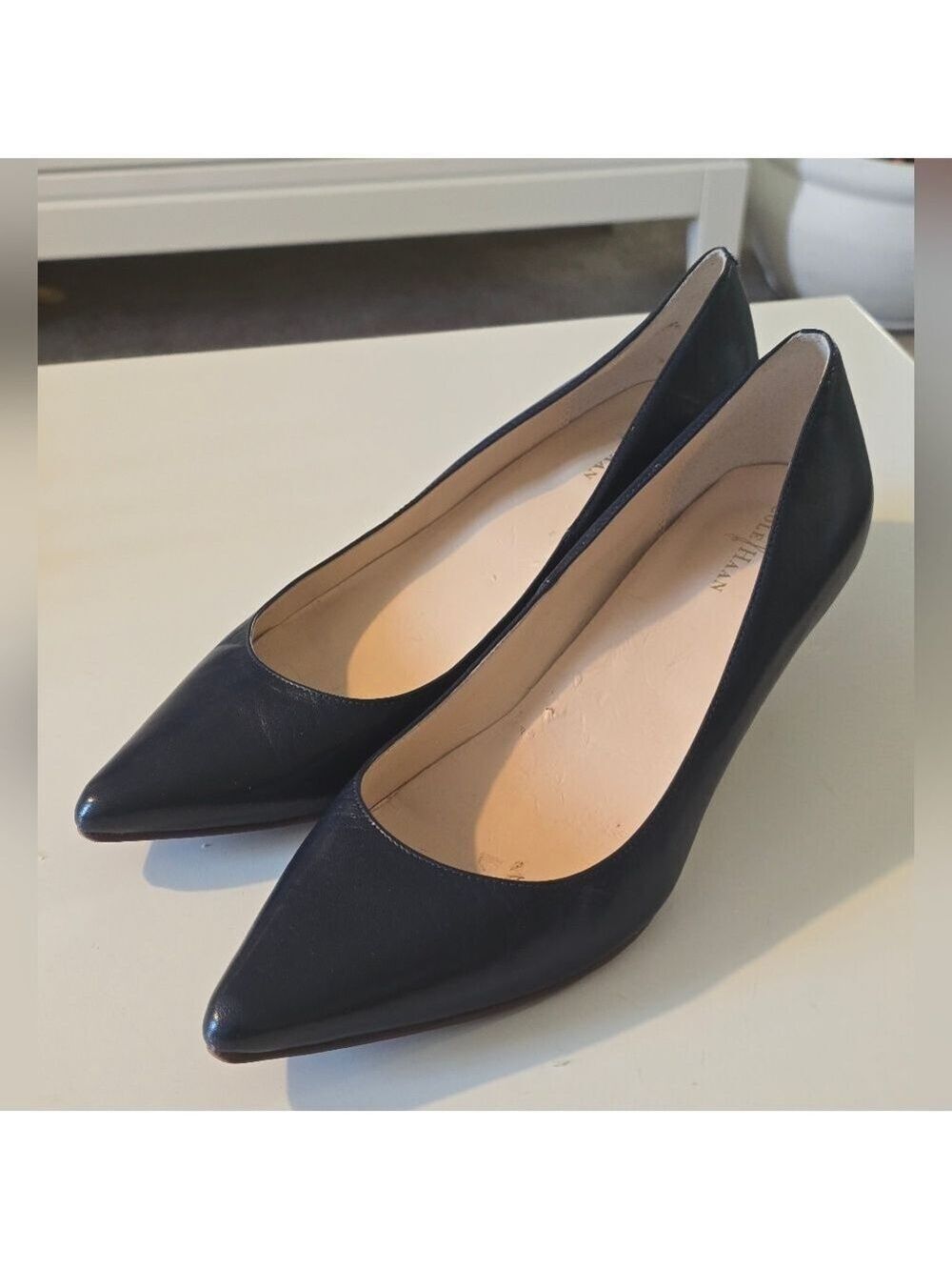 Cole Haan Nike Air Elegant Navy Blue Pump Size 8.5
